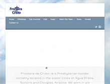 Tablet Screenshot of fronteradecristo.org